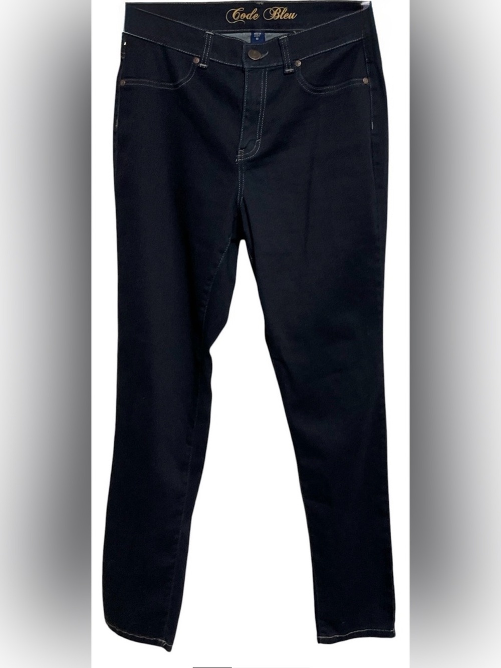 Code Bleu Dark Wash Straight Leg Jeans – Size 10